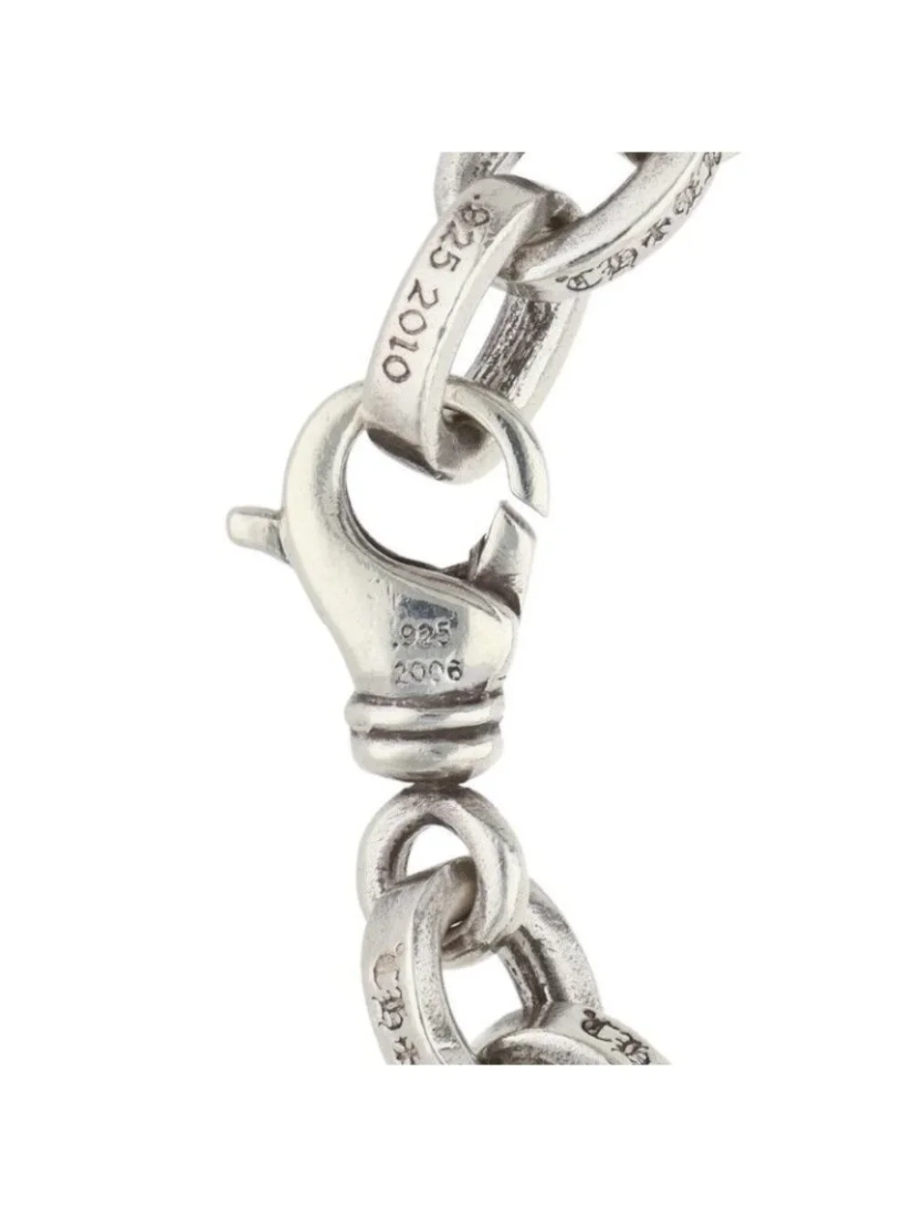 Chrome Hearts Large Paper Chn Large Chain Silver Bracelet